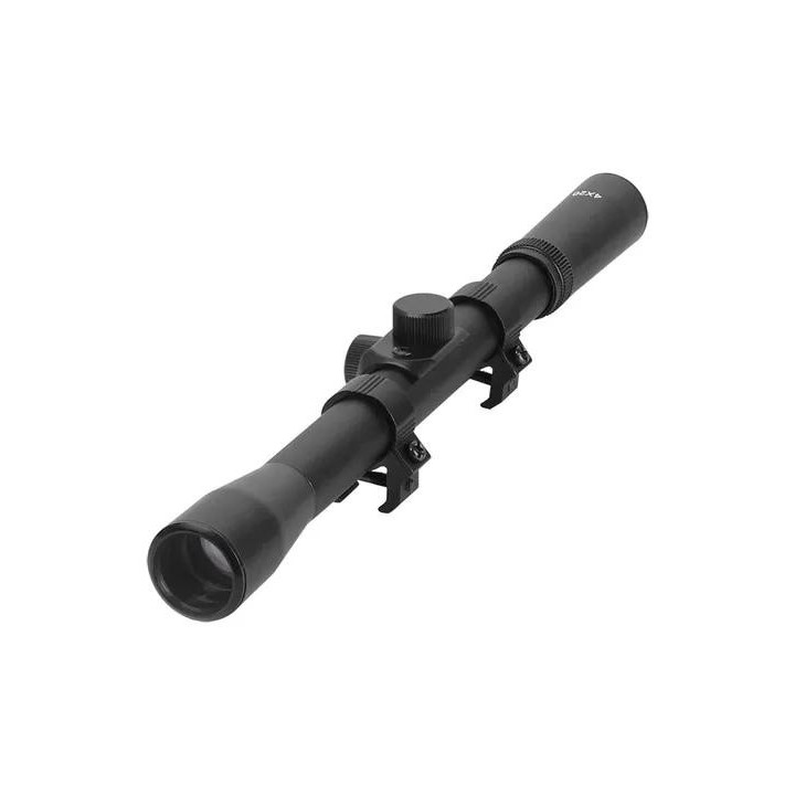 VISEUR 1" AVEC MONTURES POUR CARABINE 4X20 Duel Code 11MM