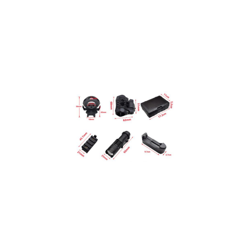 Lampe tacticque sur Casque LUXXOR [Black Eagle Corporation]