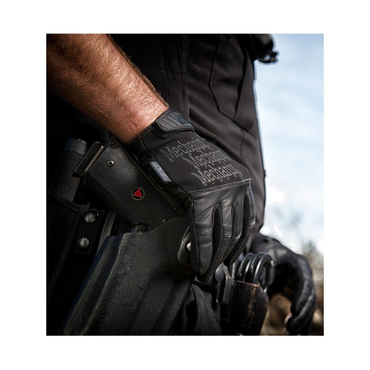 Gants de palpation en cuir Recon - Noir  Mechanix L