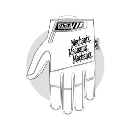 Gants Mechanix Recon Noir S cuir de chèvre - Palpation tactique