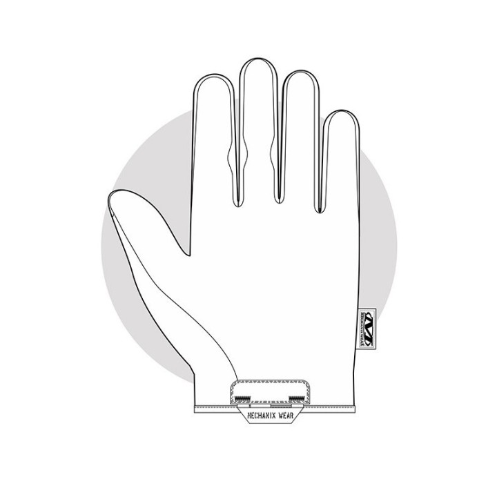 Gants de palpation en cuir Recon - Noir  Mechanix S
