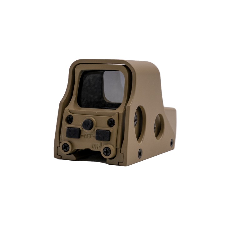 LUNETTE VISEE COMPACT CQB TACTICAL TAN CIBLE ROUGE/VERT