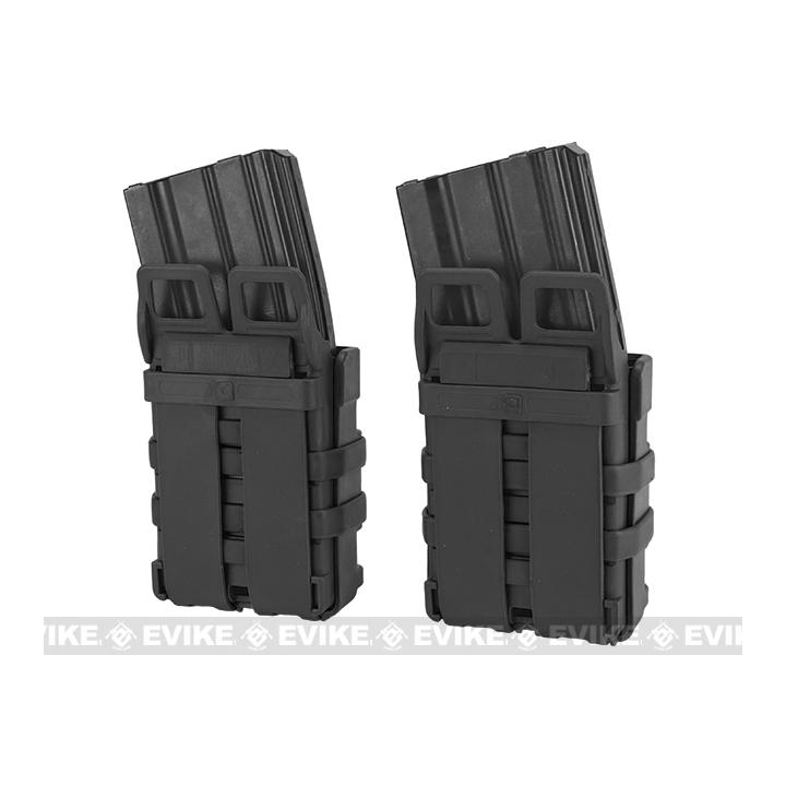 Matrix Fast Hard Shell Magazine Holster – 2x Rifle Mag Configuration (Color: Black)