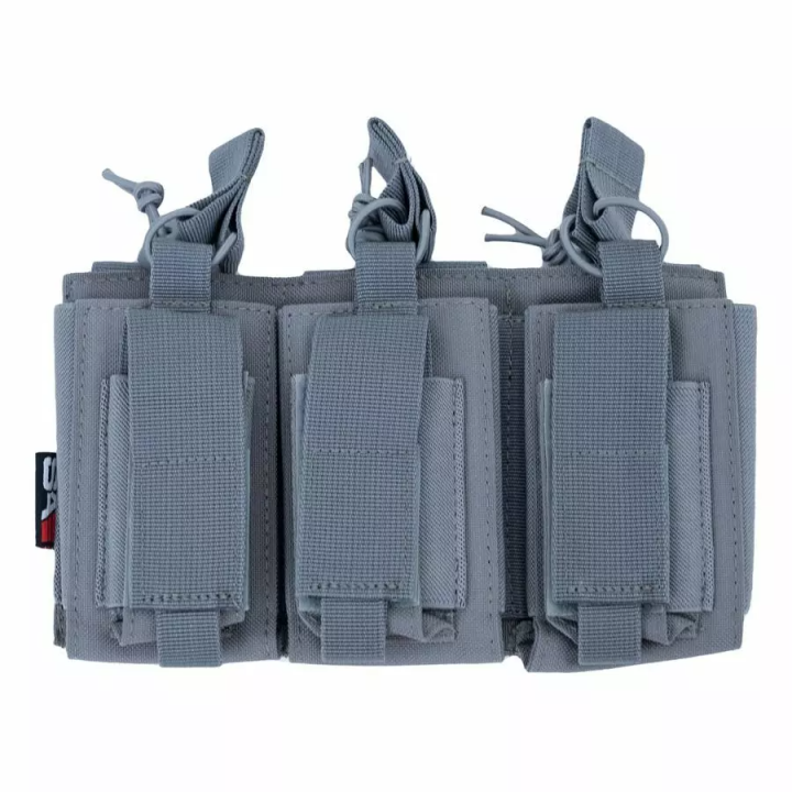 Swiss Arms Porte chargeur 3 poches Gris