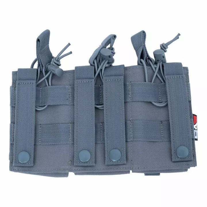 Porte-Chargeur 3 Poches Gris Swiss Arms | Equipement Airsoft