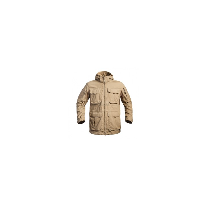 Veste longue de combat Fighter tan – Taille XL