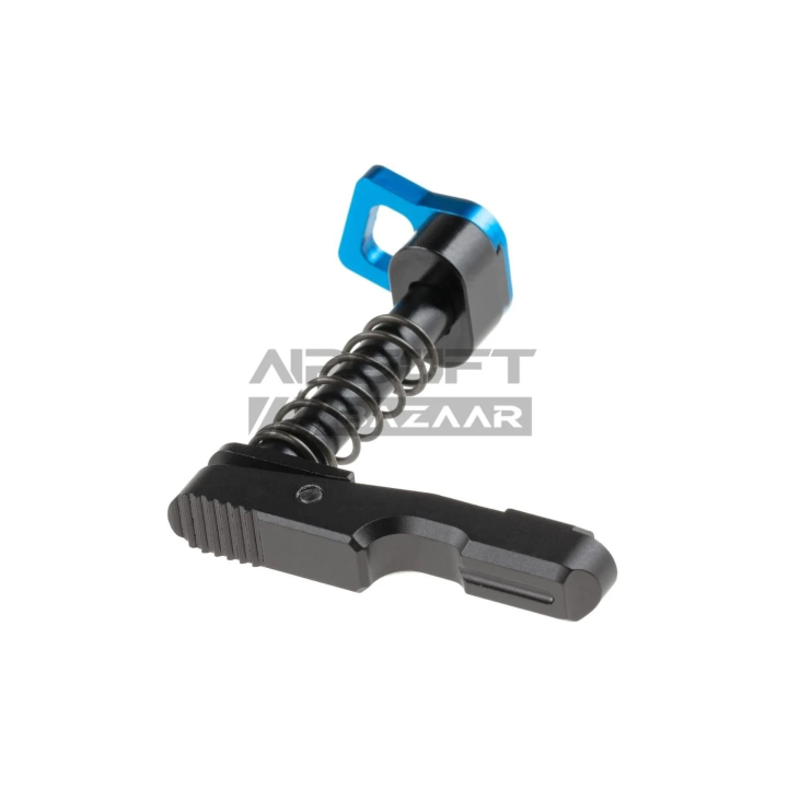 Mag Catch M4 CNC Bleu | Arrêtoir de Chargeur Airsoft