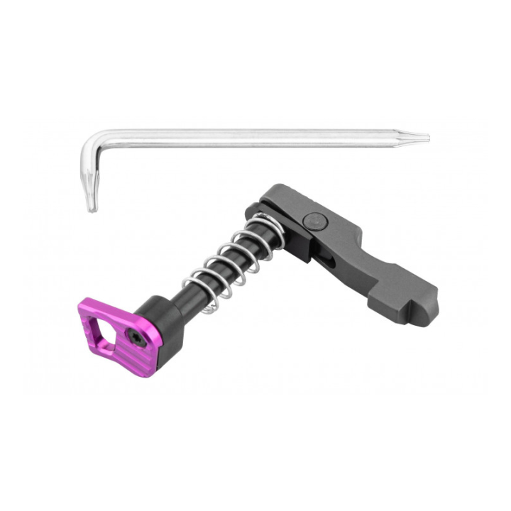 Mag Catch M4 CNC Violet | Arrêtoir de Chargeur Airsoft