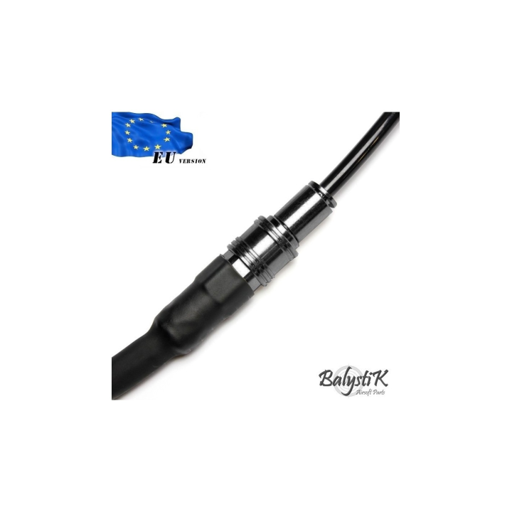 Ligne HPA Complète Tressée Noire EU BalystiK | Airsoft