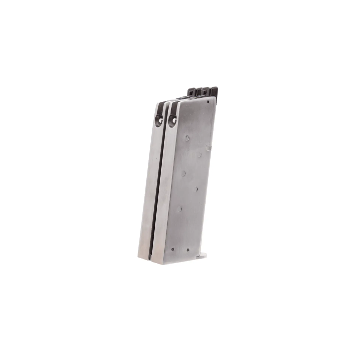 Double chargeur gaz 30 billes 1911 Dual Barrel Silver WE