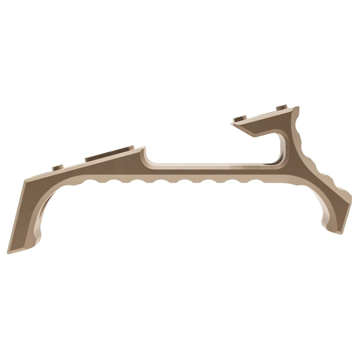 Poignée inclinée de type VP23 pour KeyMod et M-LOK - Aluminium / Tan - JJ Airsoft