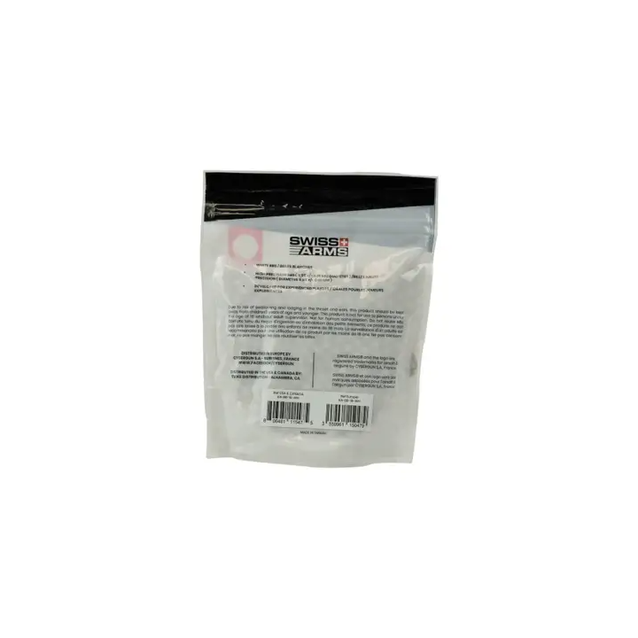 Billes 0,36g sachet 1000 BBs blanches Swiss Arms
