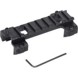 RailBas en Aluminium 20mm Weaver/Picatinny Adaptateur de Base de Montage sur Rail pour G3 MP5