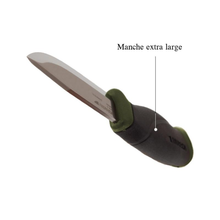 Poignard Morakniv Companion Heavy Duty MG noir/kaki