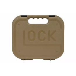 Mallette pour pistolet Glock sans clef Tan