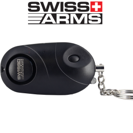 Porte-clé Alarme Swiss-Arms noir (130 db)