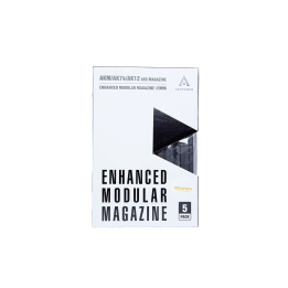Pack of 5 - 550 BBs Hi-Cap Magazines for AK-12 AEG - Black - Arcturus