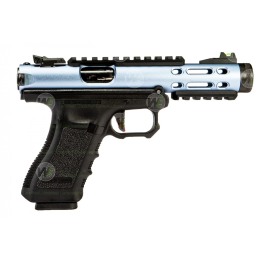 WE Galaxy GBB bleu pistolet airsoft à gaz
