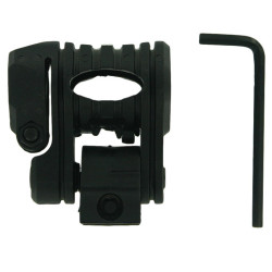 Multi-Position Flashlight Gun Mount for Picatinny Rail - Black Black Eagle Corporation 
