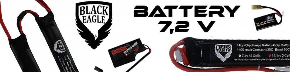 Batteries 7.2V